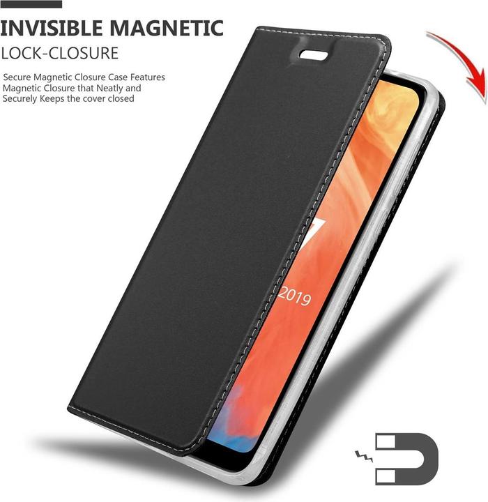 Actual product image Cadorabo Book Classy Style Cover (Huawei Y7 (2019), Huawei Y7 Prime (2019))