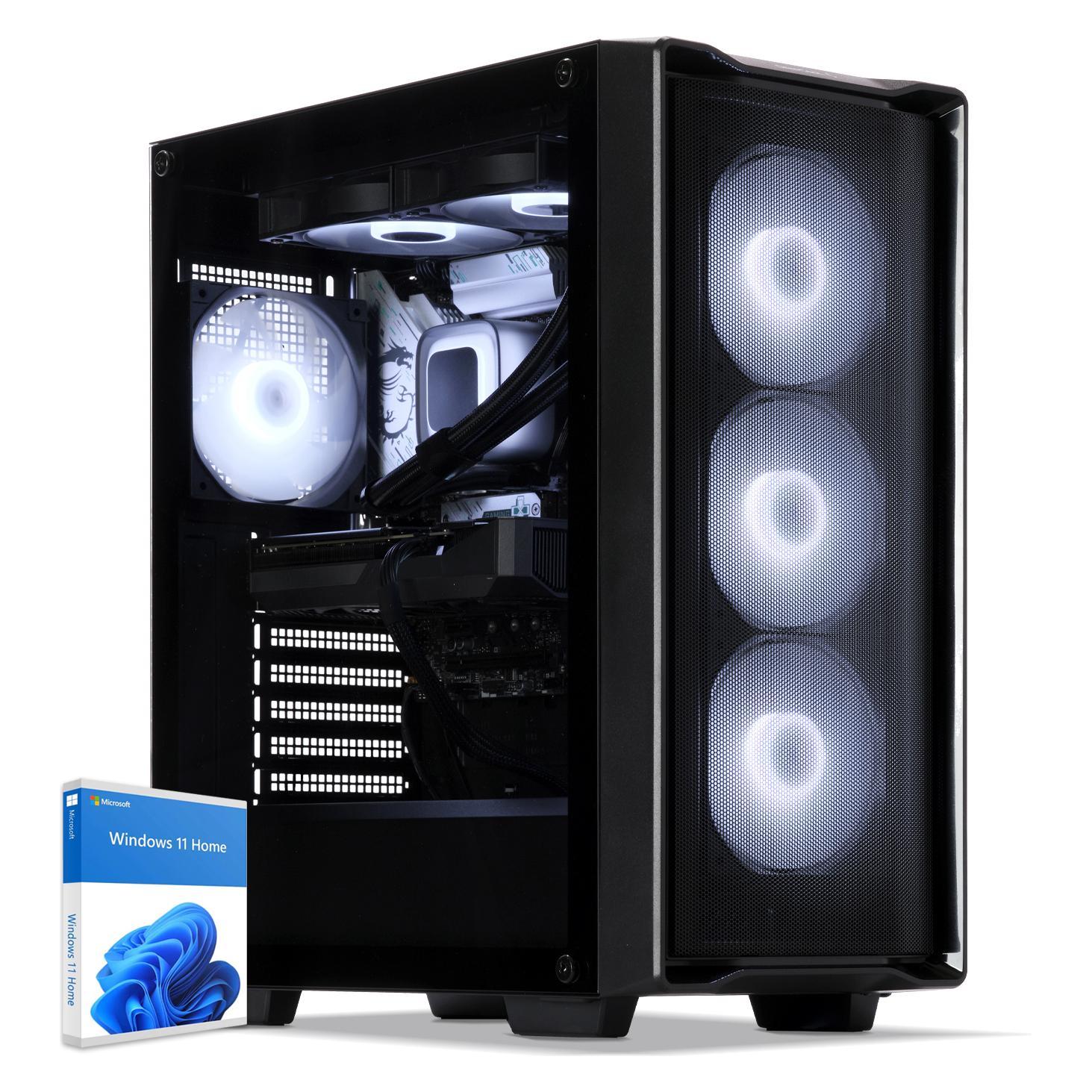 Sedatech Ultimate Gaming Pc - UCCB655I1I1HF (1000 Gb, 32 Gb, Amd Ryzen 7 5700X, GeForce Rtx 5070), Pc, Schwarz