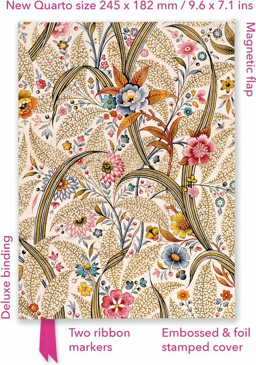 Produktbild William Kilburn: Marble End Paper (Foiled Quarto Journal) (18 x 24.5 cm, Liniert, Harter Einband)