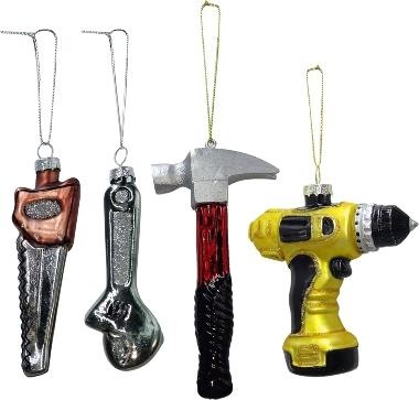 Produktbild IKO Säge, Maulschlüssel, Hammer, Bohrer (4 -teilig)