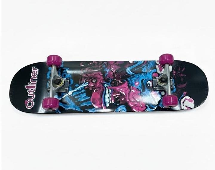 Image du produit Outliner Skateboard, blue/black/yellow (31.10")