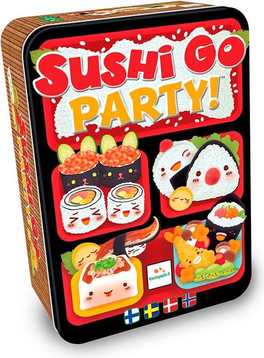 Actual product image Lautapelit Sushi Go Party (Nordic) (LPFI741) (Danish, Finnish, Norwegian, Swedish)