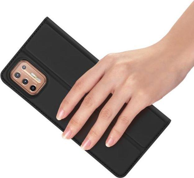 Actual product image Dux Ducis Skin Pro Series Bookcover (Motorola Moto G9 Plus)