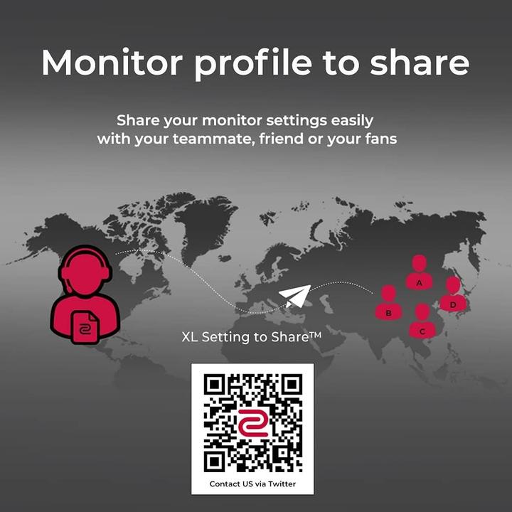 Actual product image BenQ Zowie XL2540K (1920 x 1080 pixels, 24.50")