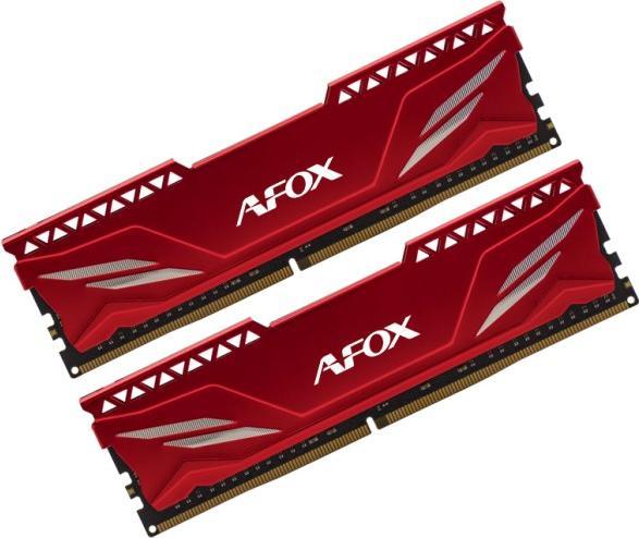 Immagine prodotto AFOX GAMING DDR4 2X8GB 3200MHZ CL16 XMP2 RED (2 x 8GB, 3200 MHz, DDR4-RAM, DIMM)