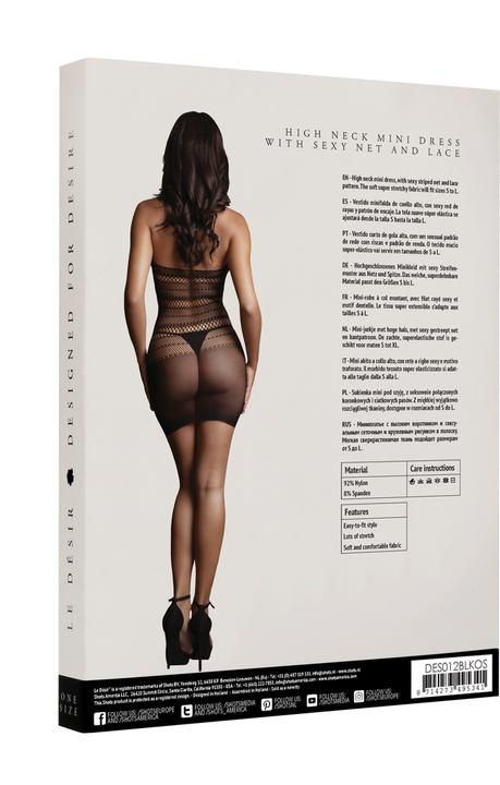 Produktbild Le Désir High Lace Neck Net Mini Dress (One Size)