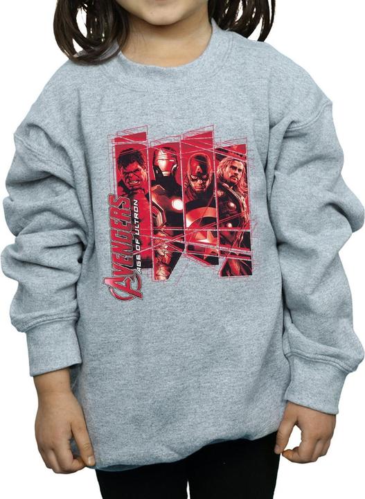 Immagine prodotto Avengers Team Collage Felpa Ragazze (140, 146)