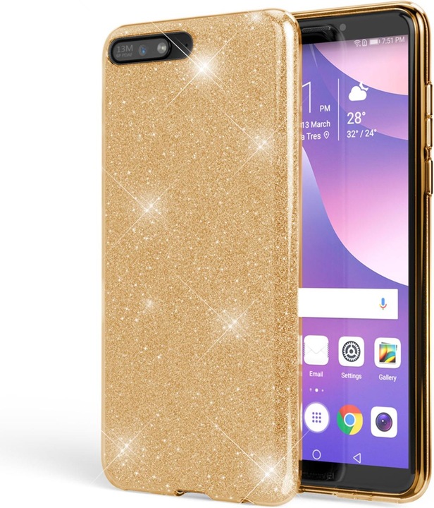Produktbild Nalia Glitzer Hülle (Huawei Y6 (2018))