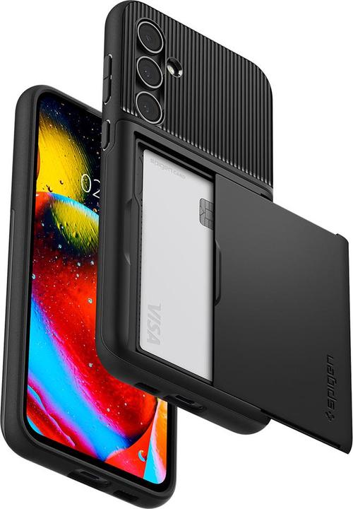 Produktbild Spigen Slim Armor CS Sam S23 FE czarny/black ACS06377 (Samsung Galaxy S23 FE)