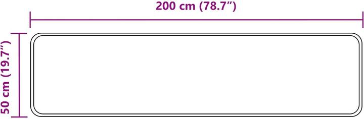 Produktbild vidaXL Läufer Teppich