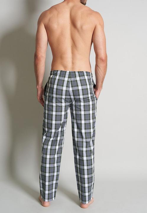 Produktbild Tom Tailor lange Herren Schlafhose Loungehose mit Eingriff Knopf Bindeband (54)