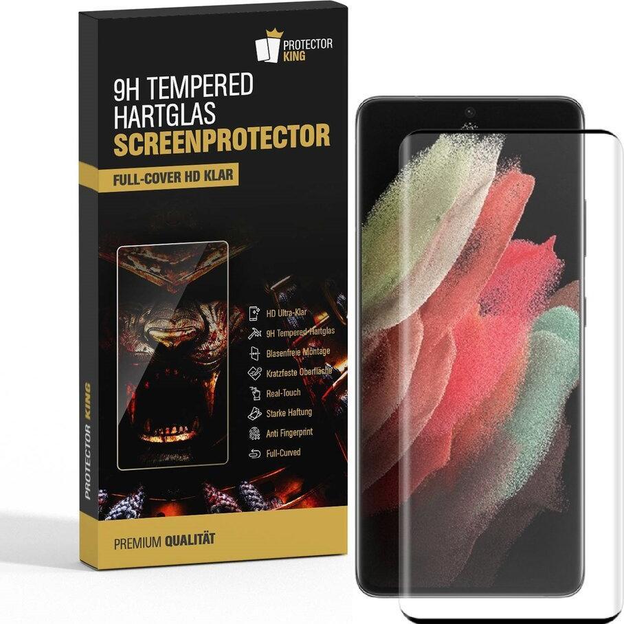 Thumbnail - Protectorking 6x echtes Tempered 9H Panzerhartglas 3D KLAR (6 Stück, Samsung Galaxy S21 Ultra), Smartphone Schutzfolie