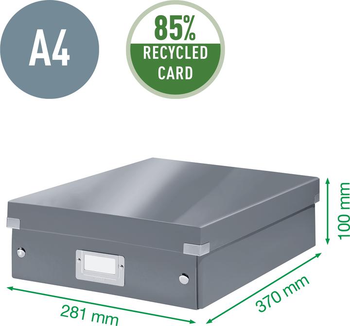 Actual product image Leitz WOW Click & Store storage box (Special)