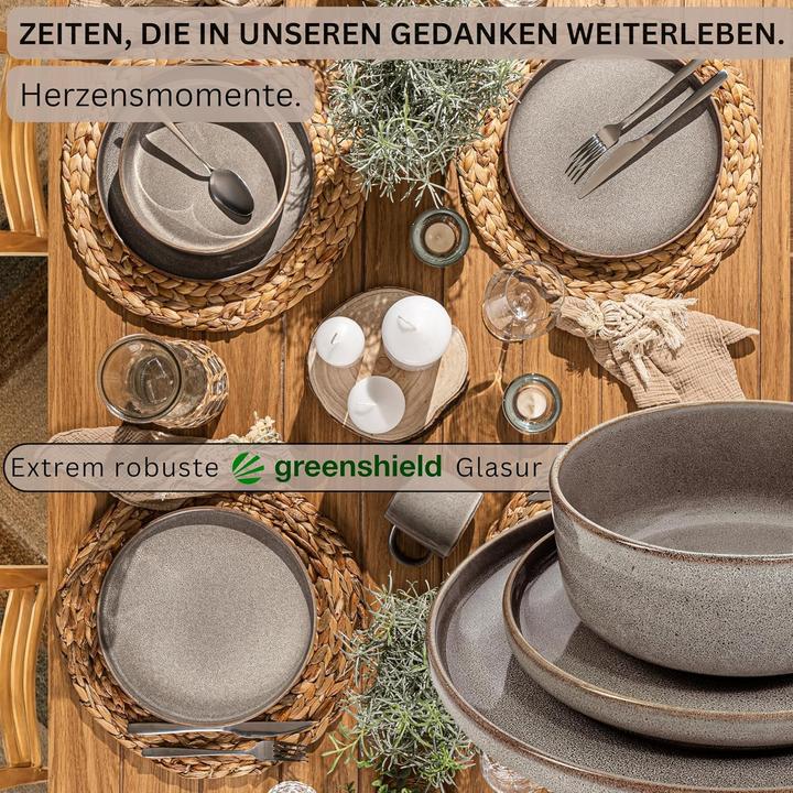 Image du produit Sänger Geschirr Kairo Graphit (24 pcs)