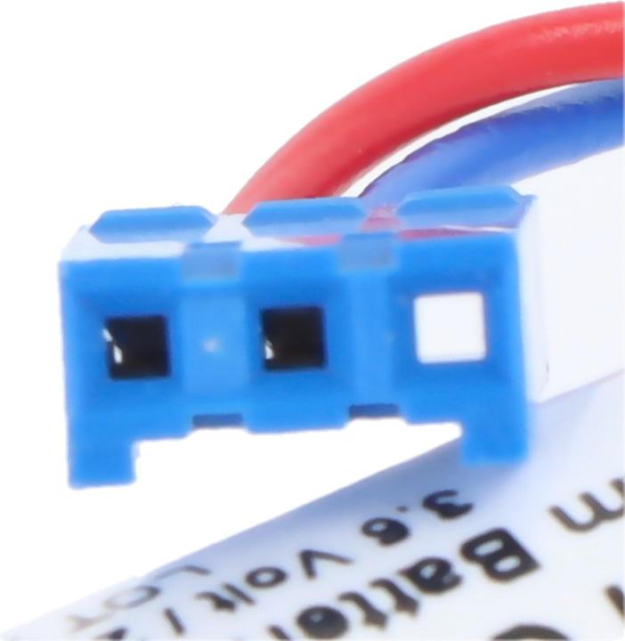 Produktbild Saft LS14500 3,6 Volt 2600mAh mit Kabel und Stecker, 3-poliger Stecker, 2fach belegt (2600 mAh)