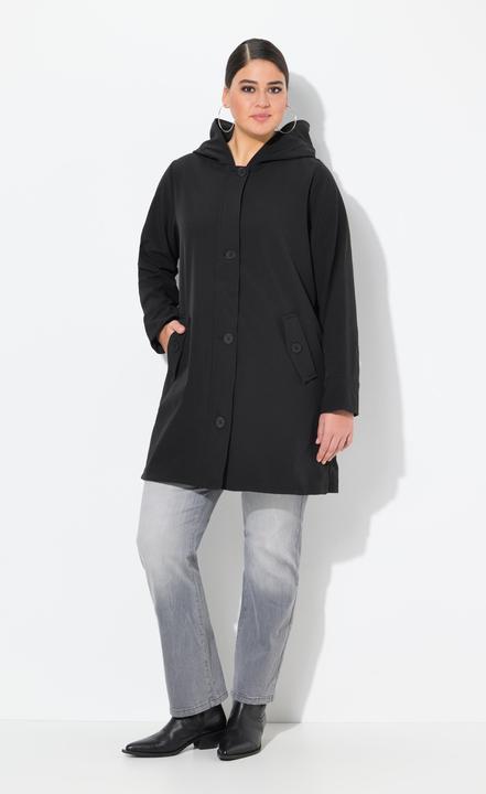 Image du produit Ulla Popken Veste Softshell HYPRAR à capuche, déperlante (42, 44)