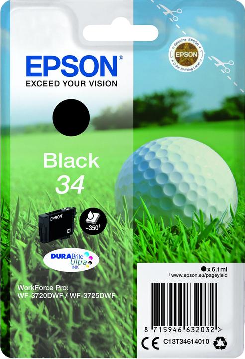 Produktbild Epson 34 DuraBrite Ultra (BK)