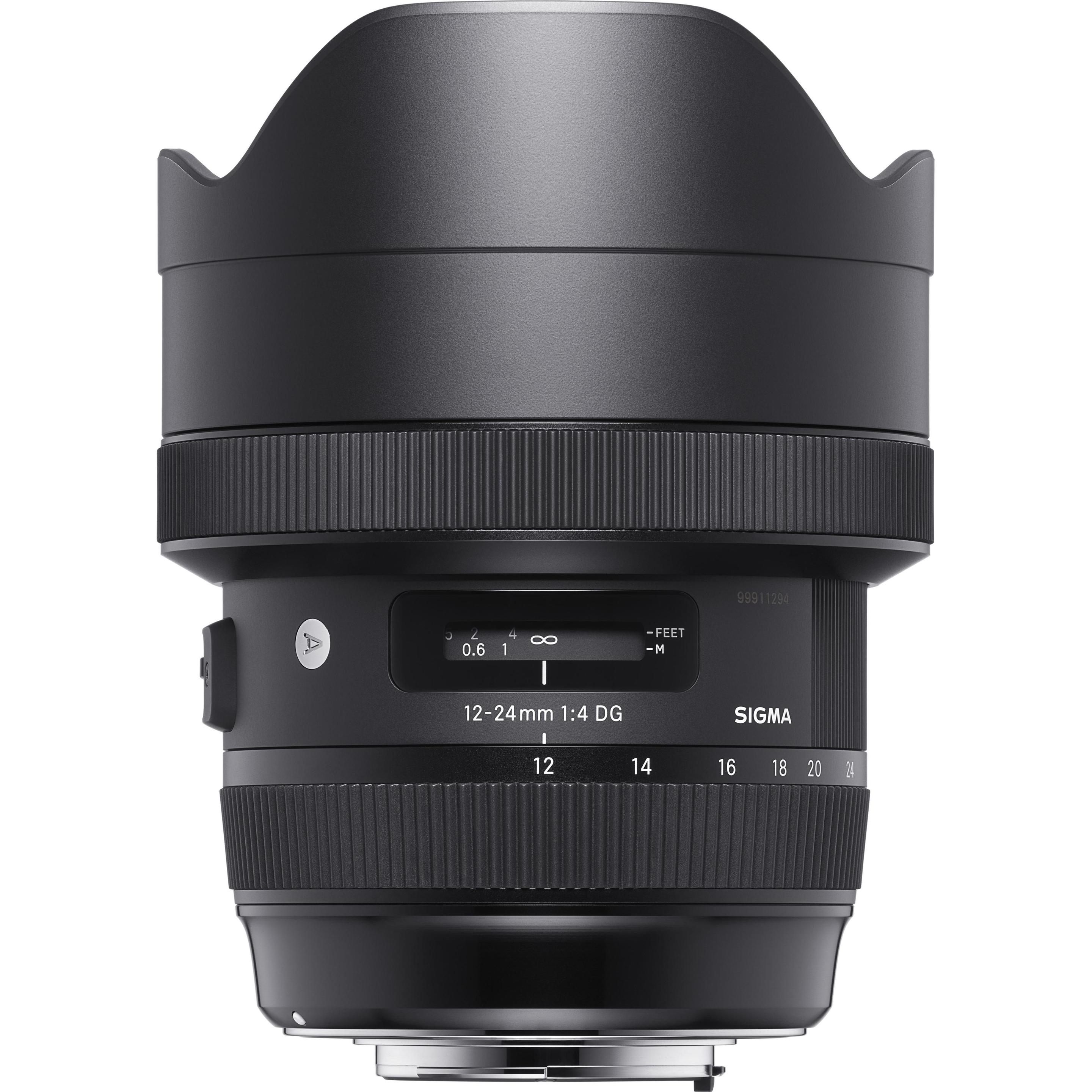 Thumbnail - Sigma 12-24mm f / 4.0 DG HSM ART, Nikon F (Nikon F, Vollformat), Objektiv, Schwarz