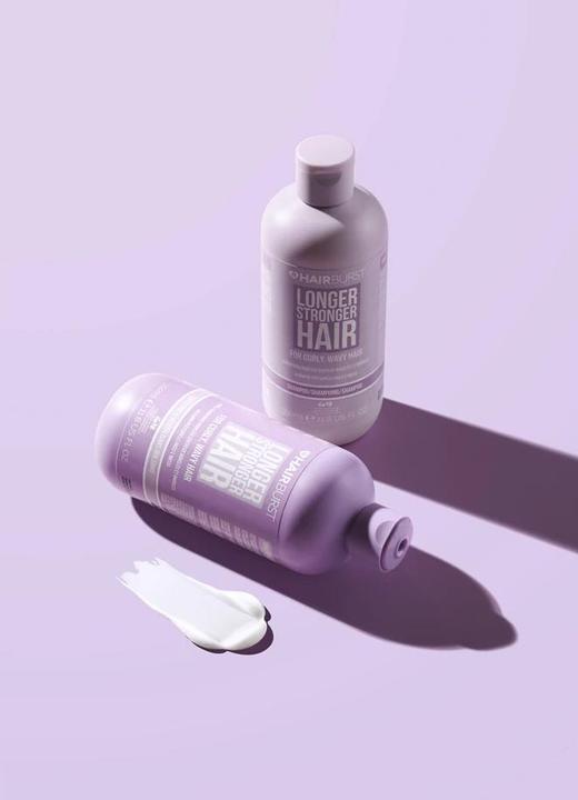 Actual product image Hairburst Shampoo for Curly and Wavy Hair (Shampoo for Curly. Wavy Hair) - Volume: 350 ml (Liquid shampoo, 350 ml)