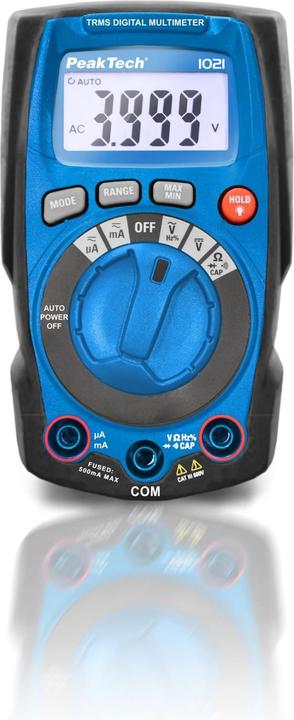 Actual product image Peaktech Digital Multimeter P 1021, 4000 Counts (CAT III 600V, Handheld multimeter)