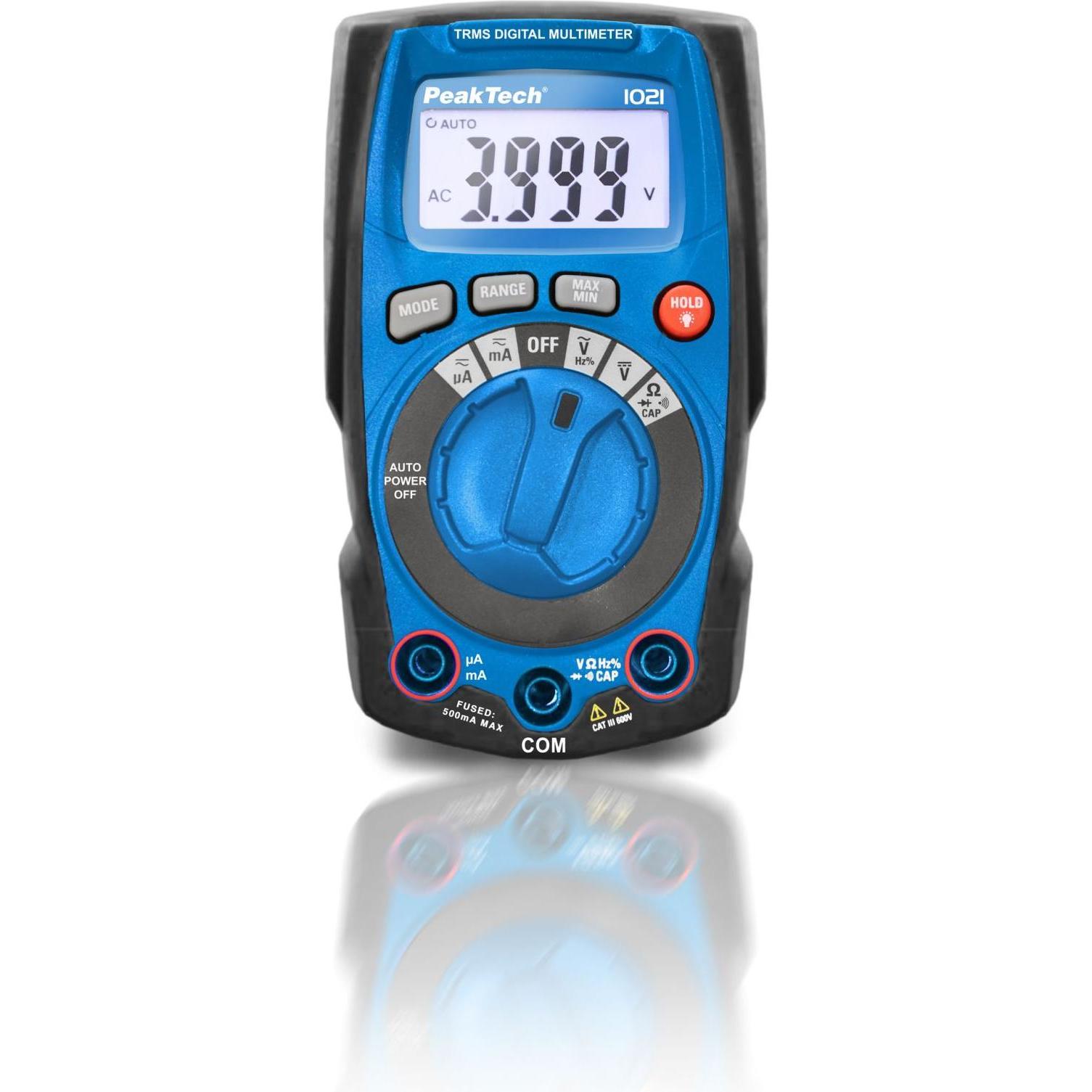 Peaktech, Multimetro, Digital Multimeter P 1021, 4000 Counts (CAT III 600V)