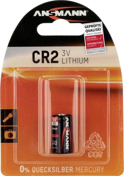 Actual product image Ansmann Cr2 (1 pcs., CR2, 750 mAh)
