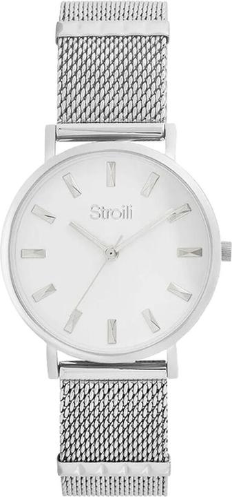 Immagine prodotto Stroili Analogico 1685387 Argento Argento con finiture in argento (Orologio da polso analogico, 35 mm)