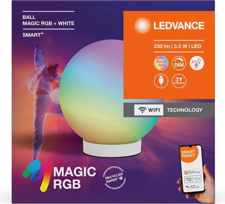 Immagine prodotto Ledvance Smart+ Ball Magic RGB Rgbw USB (200 lm)