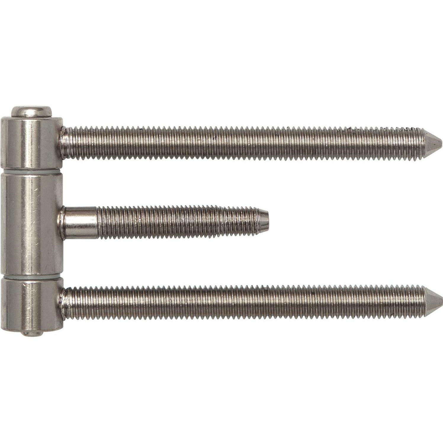 SFS, Türbeschlag + Scharnier, Steckband 3-tlg. 18 mm, brandschutztauglich, mit Aushängesicherung, vernickelt