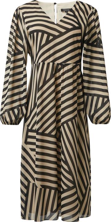 Image du produit Comma Kleid Gestreiftes Midikleid aus Chiffon (38)