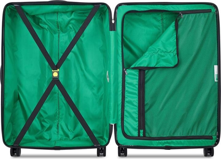 Immagine prodotto Delsey x Set di valigie United Colors of Benetton Now Hardside a 4 ruote 3 pezzi con piega elastica (192 l)