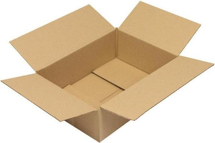 Actual product image Transpak Folding carton 1-wall height creasing dimensions 310x220x100mm A4 quality 1.20 B brown brown (25x, 31 x 22 x 10 cm)