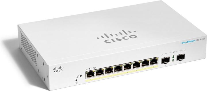 Image du produit Cisco CBS220-8P (8/2 ports Gigabit, 65W PoE+) (10 Ports)