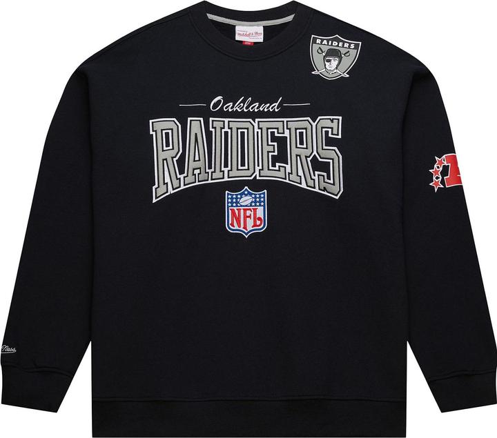 Produktbild Mitchell & Ness BACKPRINT Pullover Oakland Raiders - L (L)