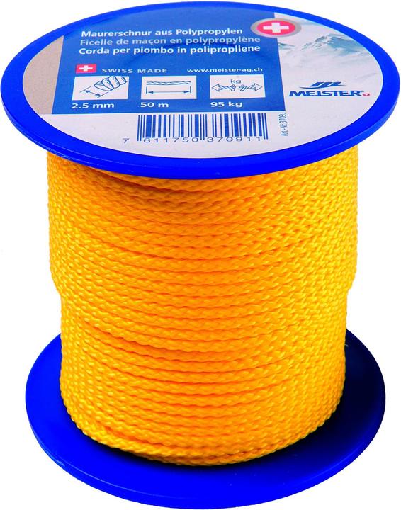 Corda Nautica In Polipropilene Blu 6 Mm X 50 M – Resistente Per Ormeggio, Campeggio E Uso Generale