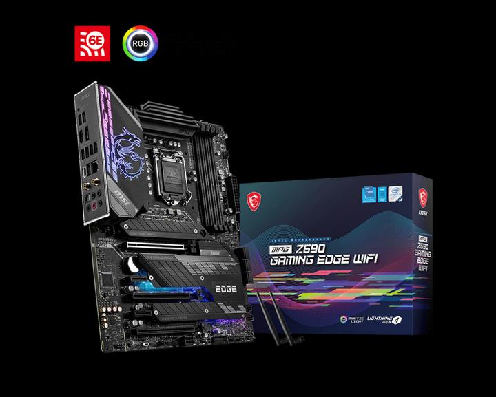 Actual product image MSI MPG Z590 Gaming Edge Wifi (LGA 1200, Intel Z590, ATX)