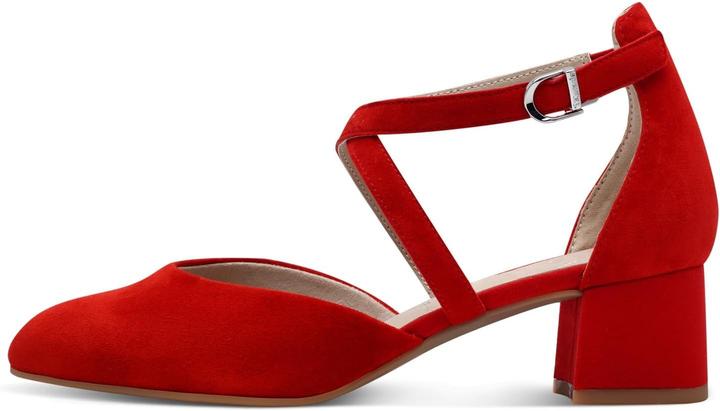 Actual product image Tamaris COMFORT Essentials Dames Pumps - RED SUEDE - Maat 38 (38)
