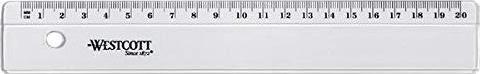 Actual product image Westcott Plastic ruler (50 cm, Plastic)