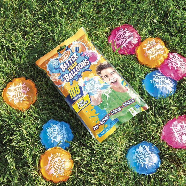 Image du produit Nerf Better than Ballons Core 108 pcs. présentoir de comptoir (1 x)