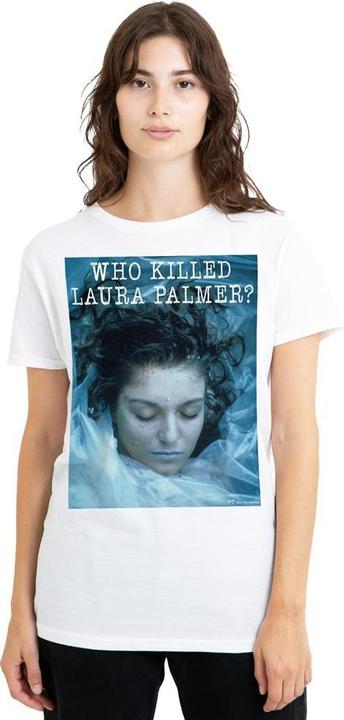 Actual product image Twin Peaks Unisex Adult Who Killed Laura T-Shirt (XXL)
