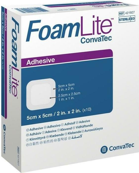 Actual product image ConvaTec Silikon-Schaumverband 5x5cm (10 x)
