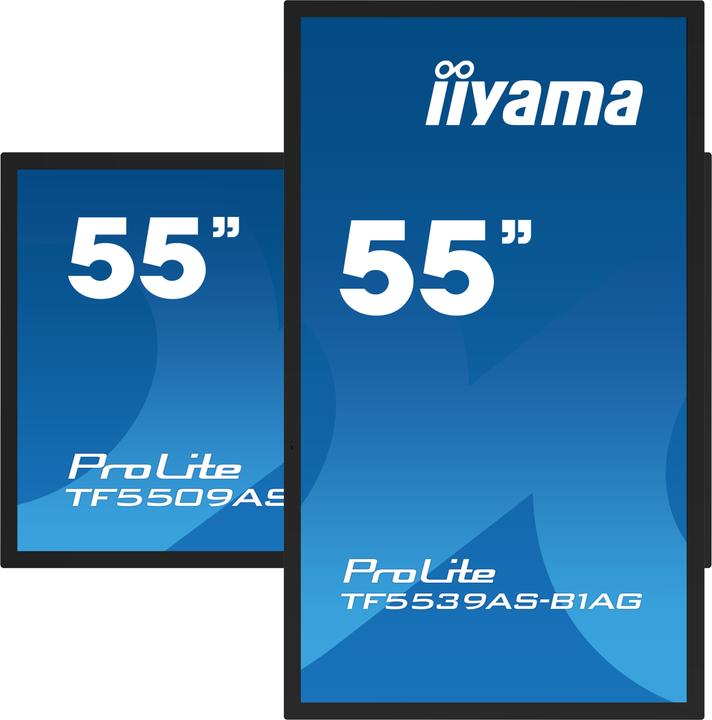 Actual product image iiyama 139cm (54.6") TF5539AS-B1AG 16:9 M-Touch 2xHDMI+Dp (3840 x 2160 Pixels, 54.60")