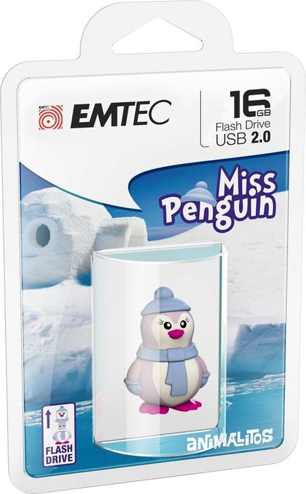 Actual product image Emtec M336 Lady Penguin (16 GB, USB-A)