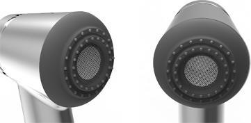 Produktbild Euro Forte Sabrina Küchenbrause für Küchenmischer mit Auszugsbrause, braun transparent