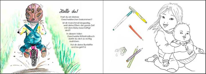 Immagine prodotto Il libro da colorare per fratelli e sorelle maggiori a partire dai 3 anni di età