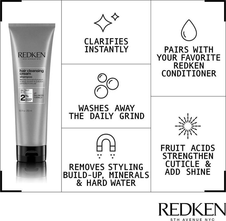 Produktbild Redken Hair Cleansing Cream (Flüssiges Shampoo, 250 ml)