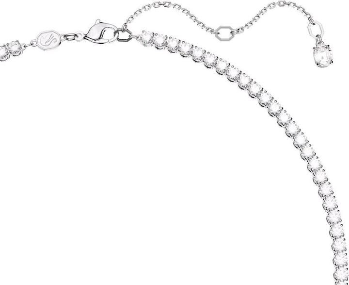 Produktbild Swarovski Matrix Tennis Halskette Verschiedene Schliffe Rosa (Swarovski Metall, 38 cm)