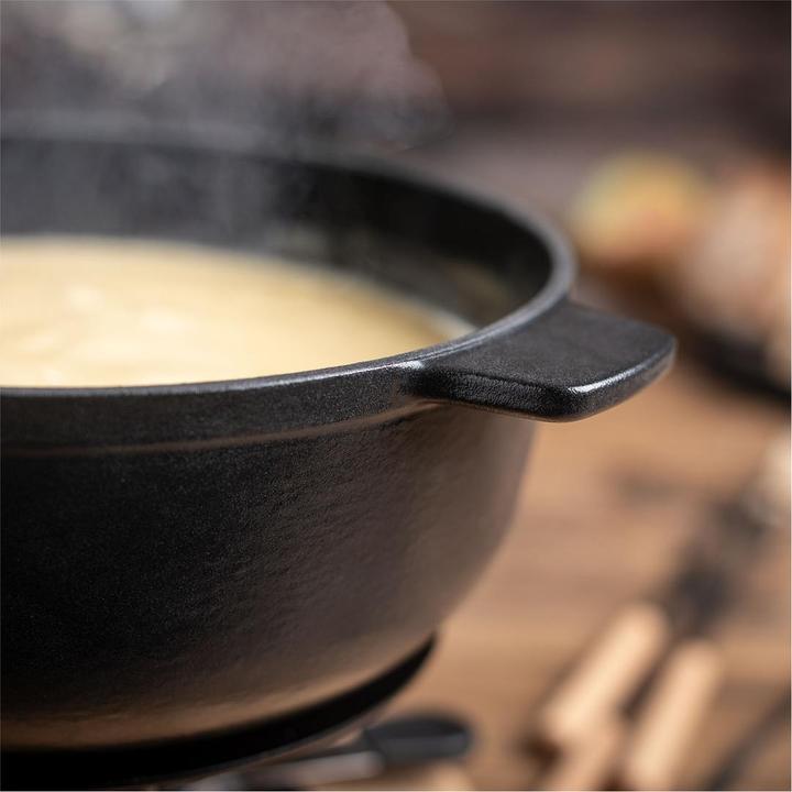 Image du produit Kuhn Rikon Caquelon induction fonte noir matt avec poignée d'assistance Ø 24 cm (3.20 l)