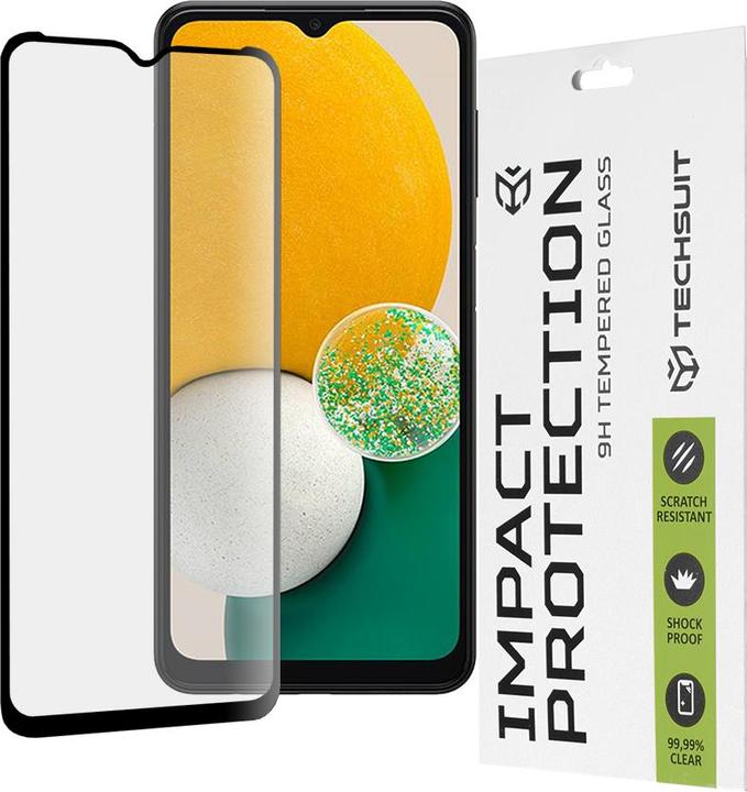 Actual product image Techsuit - 111D Full Cover / Full Glue Glass - Samsung Galaxy A13 5G / A04s / A04 - Black (Samsung Galaxy A04, Samsung Galaxy A04S, Samsung Galaxy A13 5G)