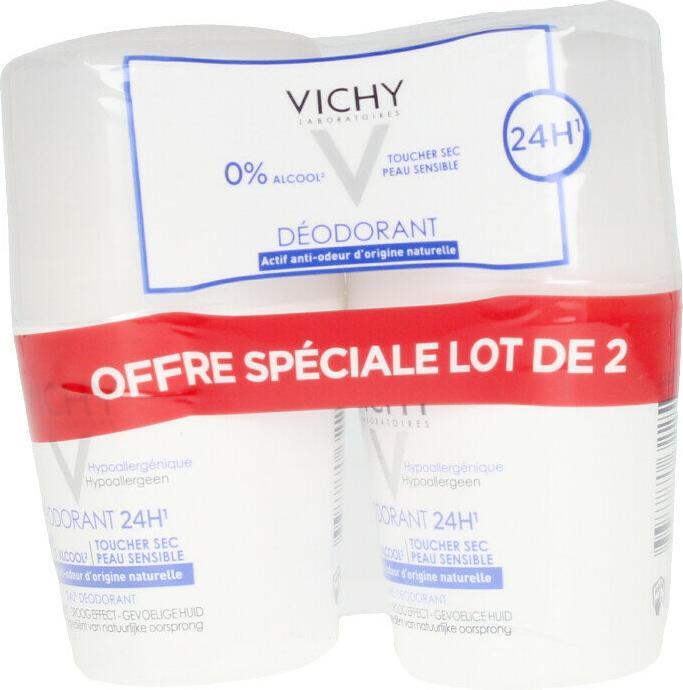 Produktbild Vichy 2er-Set Deodorants - 2 x 50 ml (Roll-on, 50 ml)